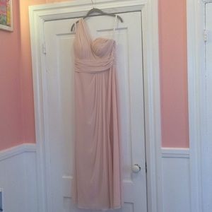 Bill Levkoff Petal Pink Bridesmaid Dress
